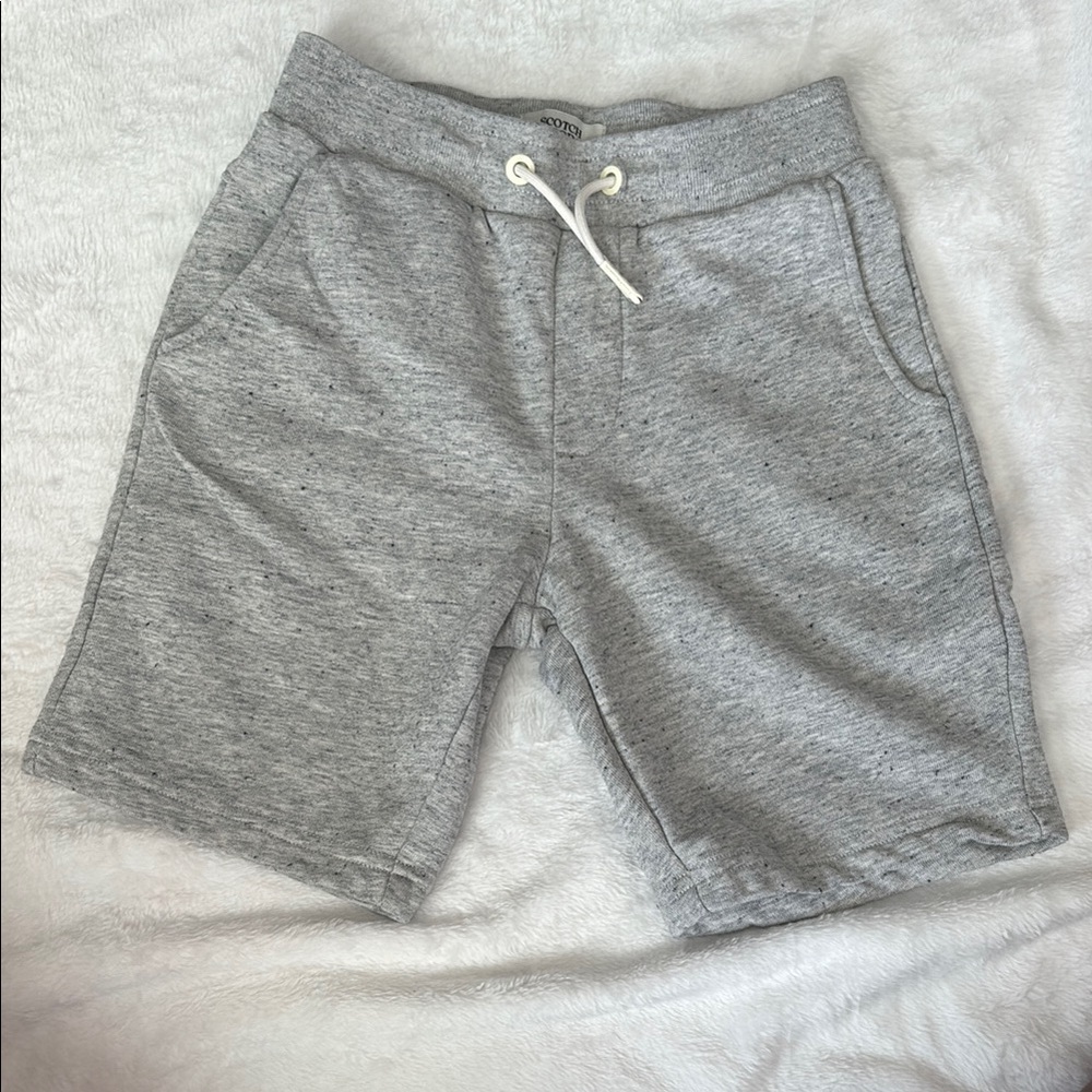 Scotch & Soda Gray Athletic Shorts with Elastic Waistband